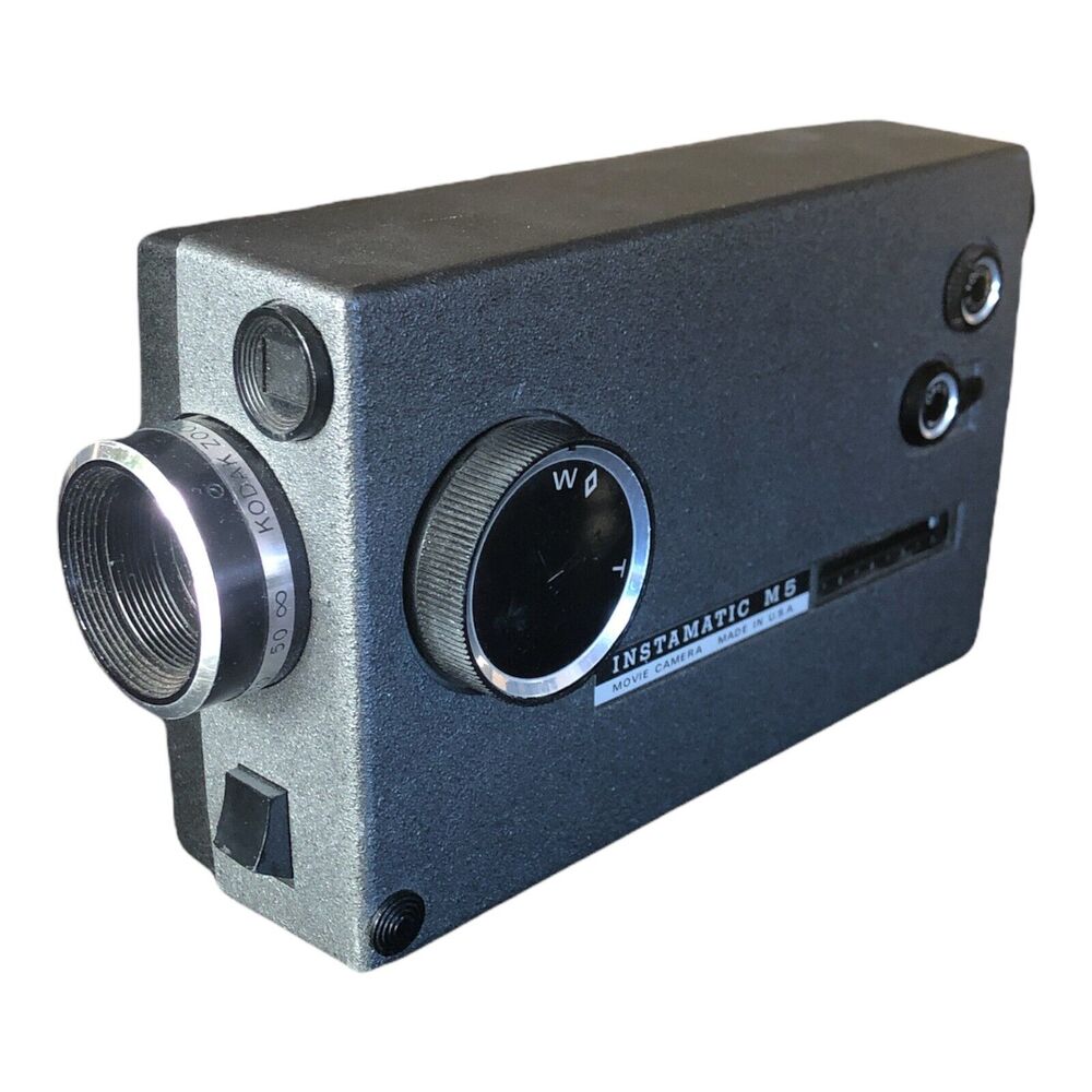 VINTAGE KODAK INSTAMATIC M5 8MM MOVIE CAMERA